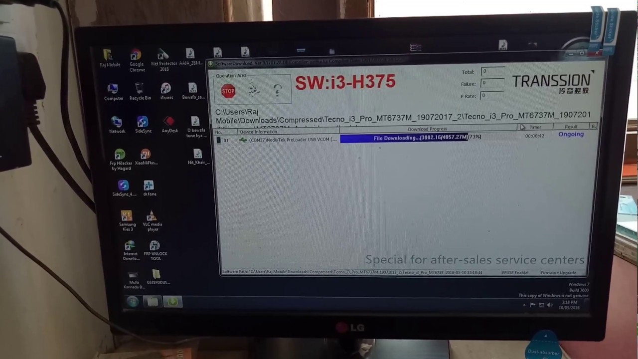 Tecno I3 Pro Flashing and Frp Unlock 100% Solution By Raj Mobile Solution