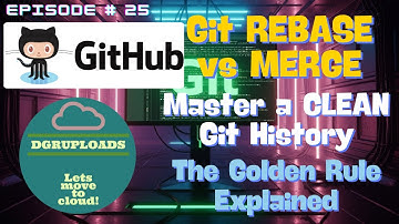 Episode 25 | Git Rebase EXPLAINED! The Ultimate Guide to a CLEAN History (Interactive Rebase)