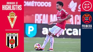 Resumen #PrimeraFederación | Real Murcia CF 1-1 AD Mérida | Jornada 37, Grupo 2