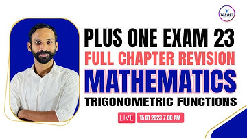 Plus One Mathematics | Public Exam Crash Course | Trigonometric Functions | Shahas Sir