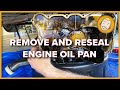 How to REMOVE AND RESEAL THE ENGINE OIL PAN (SUMP) | Porsche Boxster 986