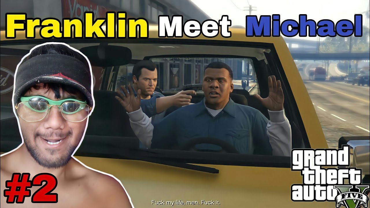 When Franklin Meet Michael For First Time In GTA V | Story Mode Part ...