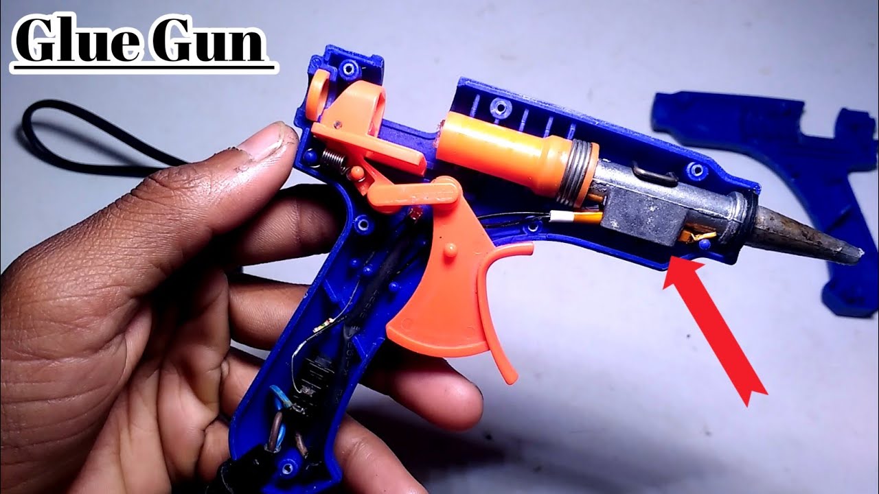 What inside a 20 watt hot glue gun ? YouTube
