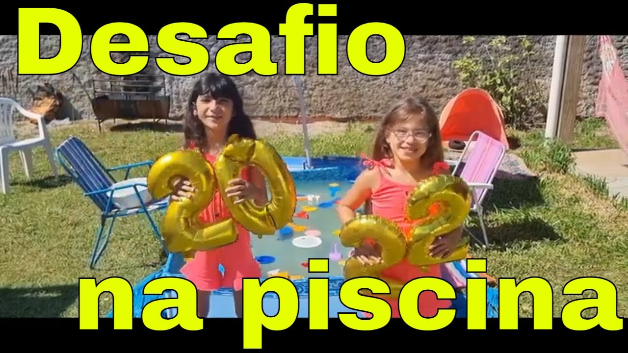 Desafio Na Piscina Youtube