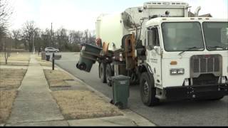 Fayetteville, AR - New Single Stream Recycling Pilot Program - UATV Feb 25, 2016