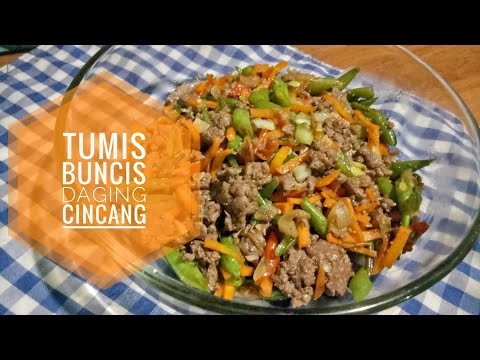 Daging Cincang Wortel Buncis