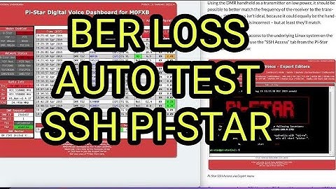 PI-STAR- BER AUTO TEST - SSH