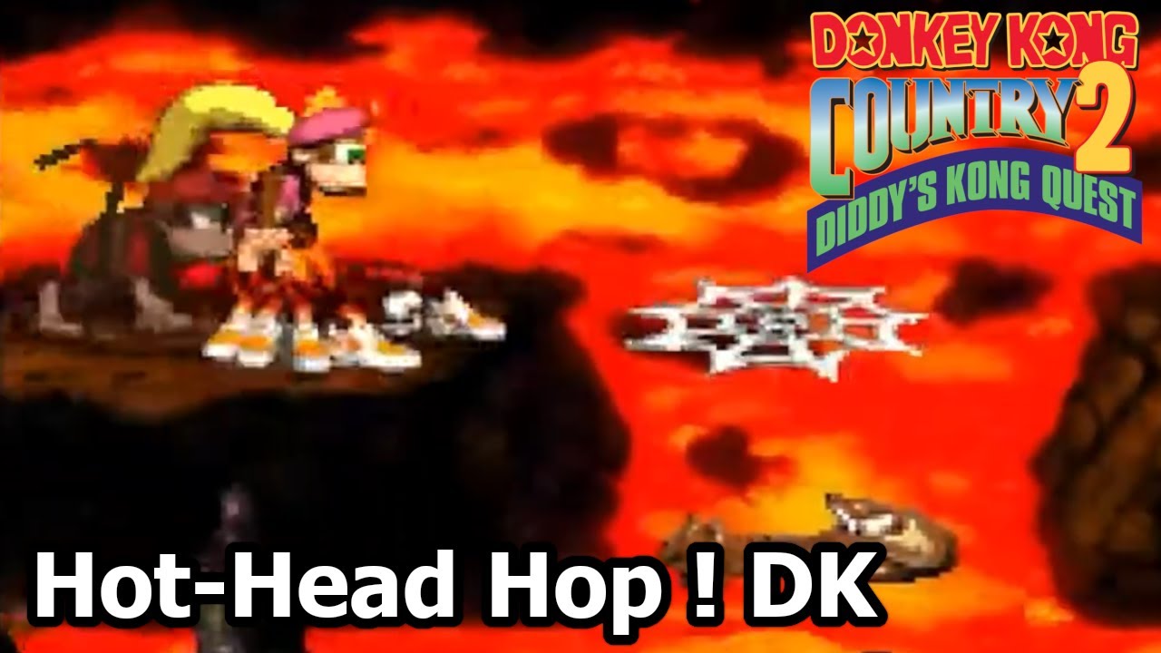 Donkey Kong Country 2 Hot-Head Hop ! DK