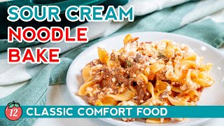 Classic Nostalgic Comfort Food - Pioneer Woman’s Sour Cream Noodle Bake #12tomatoes