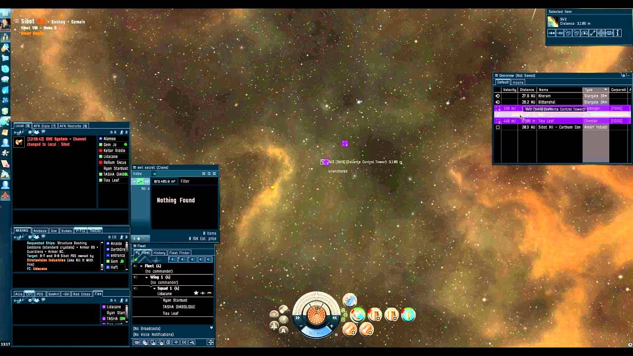 EVE Online Silent Infinity / AFK Sibot Tower Heist "Gold Digger