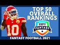 2021 Fantasy Football Rankings - Top 50 Overall Rankings for Fantasy Football