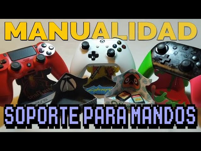 SOPORTE PARA MANDOS DE CONSOLA CASERO! -CONTROLLER STAND DIY-MANUALIDAD  SWITCH/ PS5/ XBOX SERIES X 