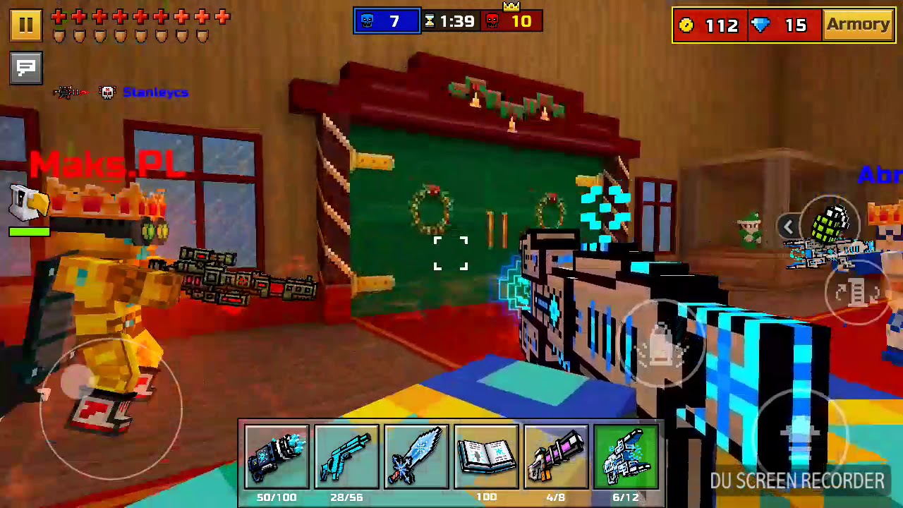 Hi guys it's me ALEX ICE I LOVE PIXel gun