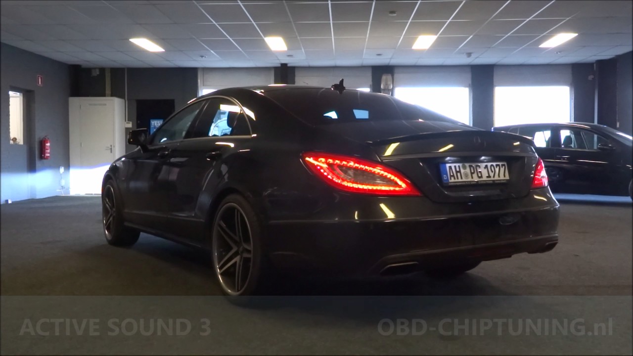 Mercedes CLA 2012 350cdi Active sound uitlaatsysteem OBD-Chiptuning ...