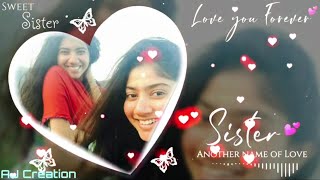 Sister video editing in kinemaster.AJ Creation sai pallavi & her sister Sister video status editing screenshot 2