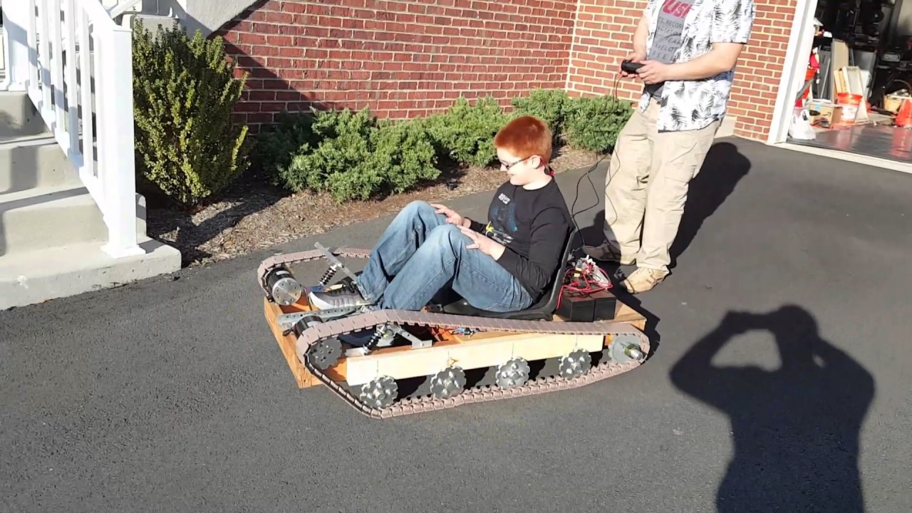 GoKart Tank in Action YouTube