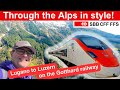 Lugano to luzern via the gotthard railway with sbb intercity