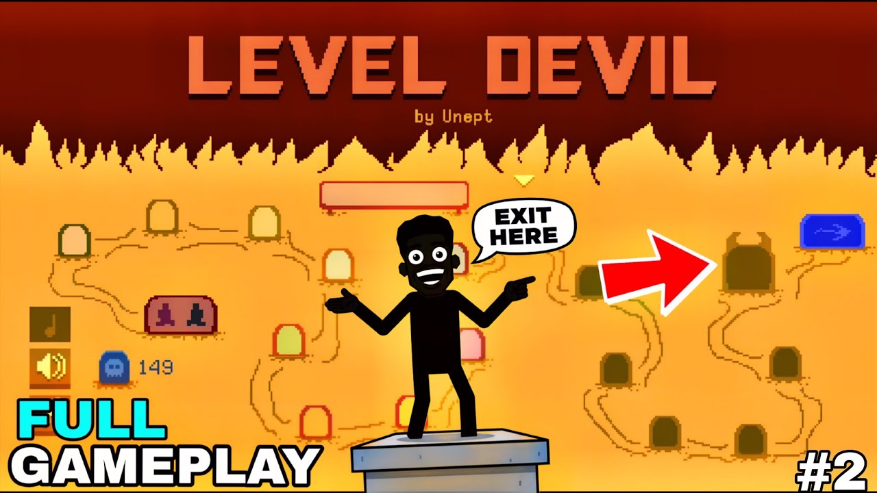 FINALLY I COMPLETE A LEVEL DEVIL GAME #2 FULL GAMEPLAY - YouTube