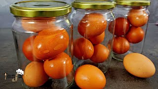 I keep eggs in a jar, without a refrigerator or electricity for months! survive the hard times!