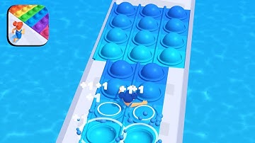 Pop It Run 🔴🔵🟣 Max Level - All Levels Gameplay (iOS & Android) Walkthrough Part 9