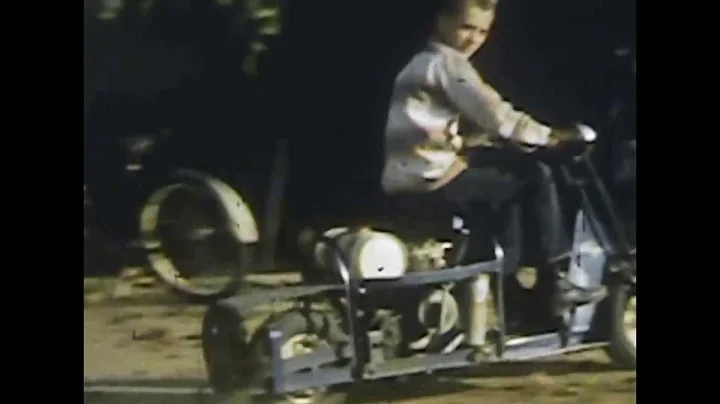 Don Bledsoe on Cushman Motorscooter