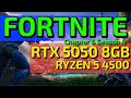 FORTNITE CHAPTER 6 SEASON 4 | RTX 5050 8GB + RYZEN 5 4500 | FullHD 1080p PERFORMANCE + MEDIUM + EPIC