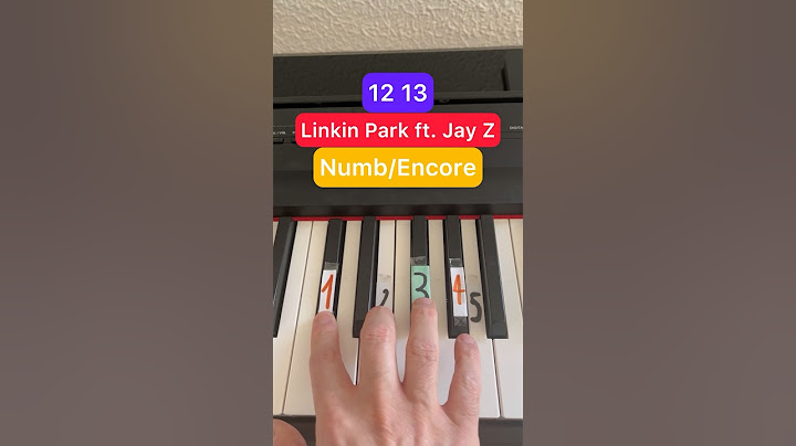 Numb/Encore Piano version - Piano performance video thumbnail