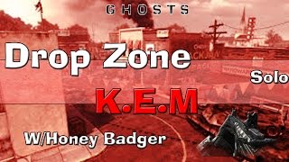 COD Ghosts: *Solo* Drop Zone K.E.M on Warhawk w/Honey Badger