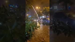 #Starkregen Tetovo Nordmazedonien #Tetovë #nevreme #Тетово #Невреме #flood
