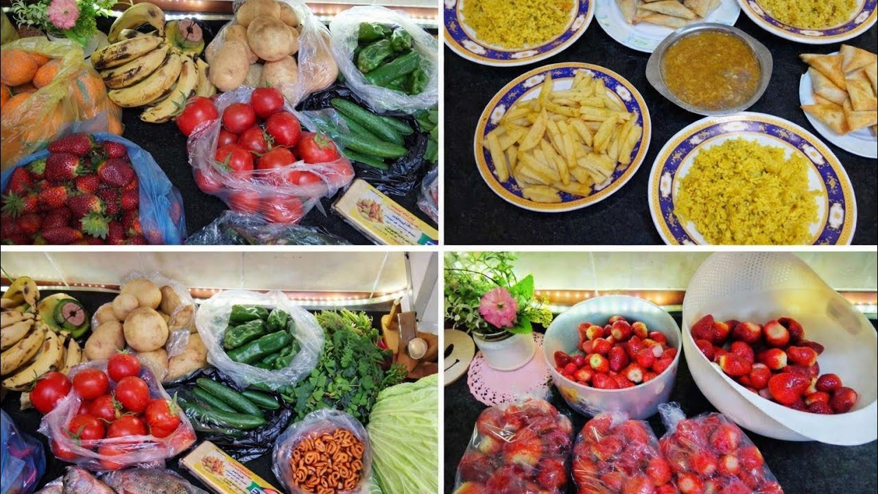 مشتريات الاسبوع |ازاى تجيبي طلبات بيتك باقل الاسعار|قايمه باسعار الخضار والفاكهه 