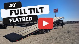 Kick the Tires on a 40' FULL TILT Flatbed! by Happy Trailers 303 views 4 months ago 3 minutes, 59 seconds