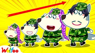 Army Family Bootcamp 🪖 | Wolfoo Teaches Lucy Healthy Habits | Wolfoo Family Cartoon