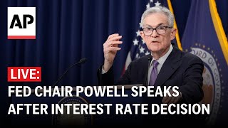 LIVE: Federal Reserve Chair Jerome Powell speaks after FOMC meeting