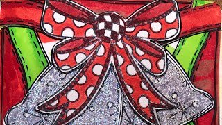 Day By Day Dylusions Dyalog Art Journal Christmas 2025 Day 21