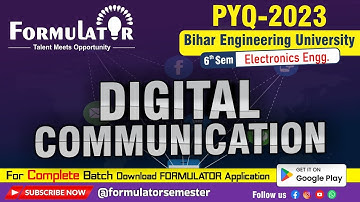 BEU PYQ-2023 Digital Communication 6th Sem. Electronics Engineering