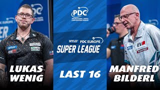 Close Match😮 | Lukas Wenig vs. Manfred Bilderl | PDC Europe Super League 2023 | Full Match