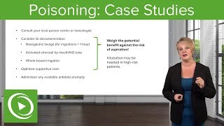 Poisoning: Case Studies - Emergency Medicine | Lecturio