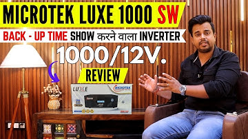 MICROTEK LUXE 1000 Pure Sinewave INVERTER - Shows BACK-UP TIME - Unboxing, Review and Live Testing