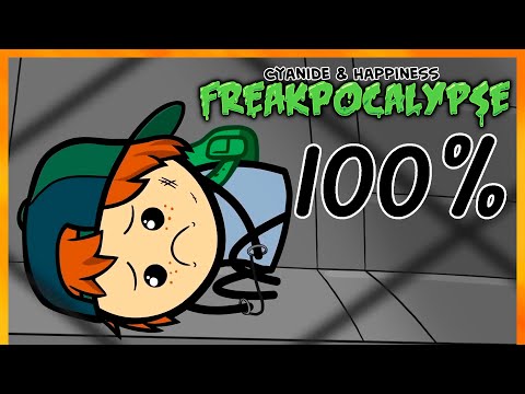 Cyanide & Happiness - Freakpocalypse (Episode 1) Full Walkthrough (No Commentary) 100% Achievements