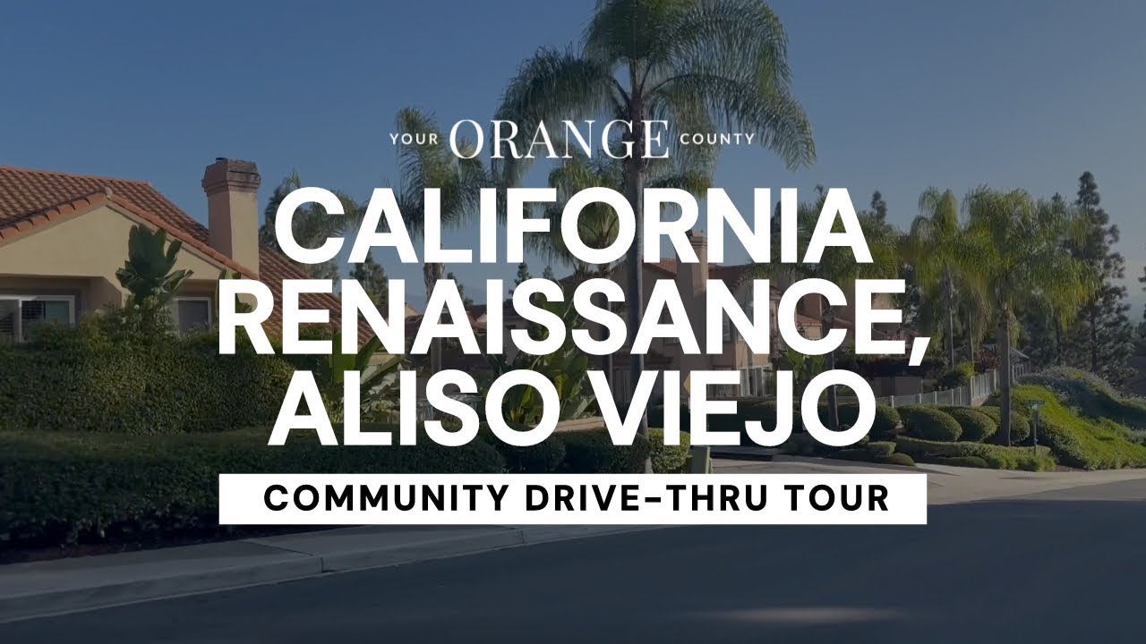 Driving Around the California Renaissance Neighborhood in Aliso Viejo (Orange County, CA)