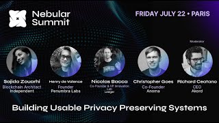 Building Usable Privacy Preserving Systems