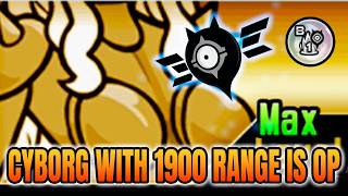 I Give Cyborg 1900 Attack Range Through Counter Surge Ability - Battle Cats