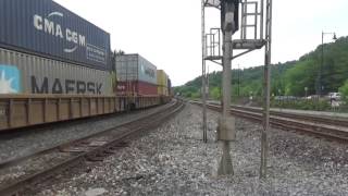 #1110 CSX Q136-27 Double Stack Intermodal train