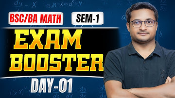 Math BSc BA Semester 01 | Exam Booster Day 01 | By Thakur Sir
