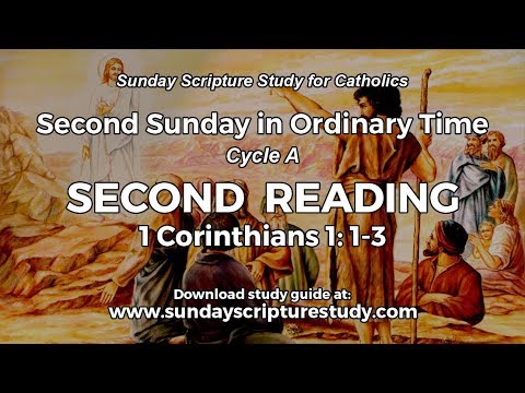 Second Reading, Second Sunday in Ordinary Time, Year A - YouTube