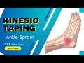 How to treat an Ankle Inversion Sprain - Kinesiology Taping to stabilise ligaments