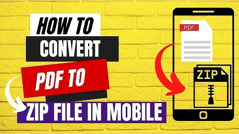 How To Convert PDF File to Zip File in Mobile ? | Convert PDF File to Zip File | PDF to Zip