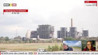 LIVE: Demolition of Voerde Power Plant