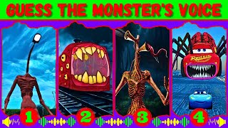 Guess Monster Voice Light Head, Train Eater, Siren Head, McQueen Eater Coffin Dance