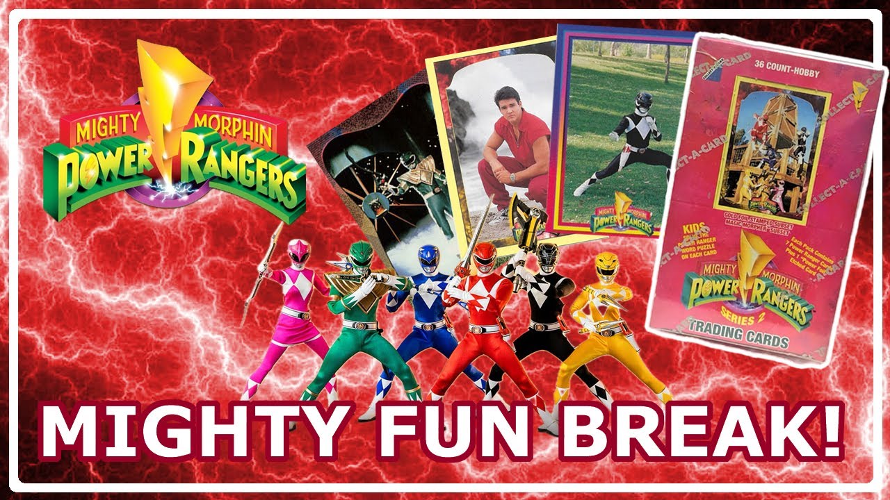 Unboxing Rare 1994 Mighty Morphin’ Power Rangers Series 2 Hobby Box ...